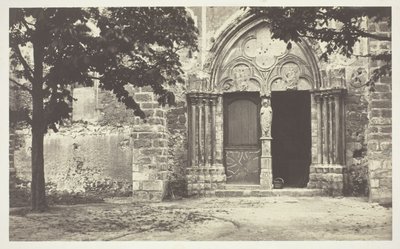 Iglesia de Villeneuve le Comte, Seine-et-Marne (Iglesia de Villeneuve le Comte, Seine-et-Marne) de Charles Marville