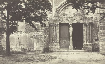 Iglesia de Villeneuve le Comte, Seine-et-Marne, 1862 de Charles Marville