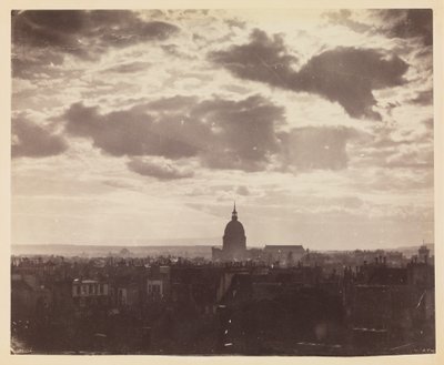 [Estudio de las nubes sobre París] de Charles Marville