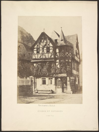 Estudios y paisajes: casa del siglo XVI en Baccharah de Charles Marville