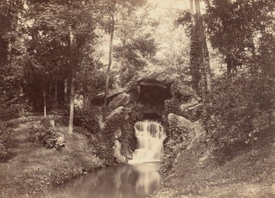 Gruta, Mare aux Biches, Bois de Boulogne, 1858-1860 (foto) de Charles Marville