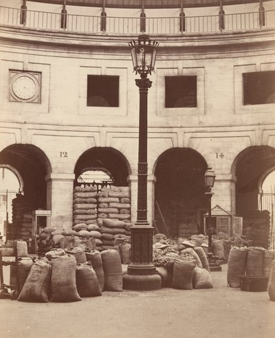 Mercado de trigo (interior) de Charles Marville