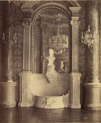 [Interior de un palacio, probablemente el Hotel de Ville, París] de Charles Marville