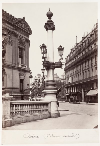 Columna Rostral de la Ópera de Charles Marville