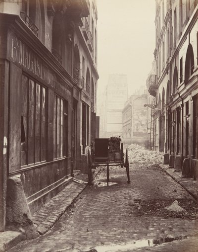 Rue Estienne, de la rue Boucher, 1862-65 de Charles Marville