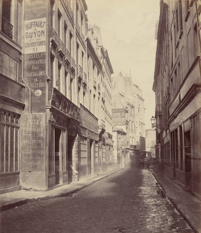 Rue des Bourdonnais desde rue de Rivoli de Charles Marville