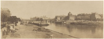El Sena desde el Pont du Carrousel mirando hacia Notre Dame de Charles Marville