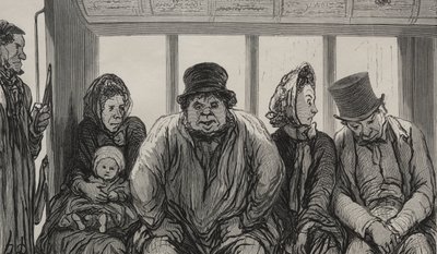 El ómnibus: Interior del ómnibus de Charles Maurand
