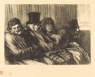 Tren de placer de Charles Maurand after Honoré Daumier