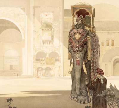 Elefante ceremonial, de 
