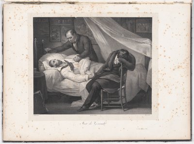 Muerte de Gericault de Charles Maurin