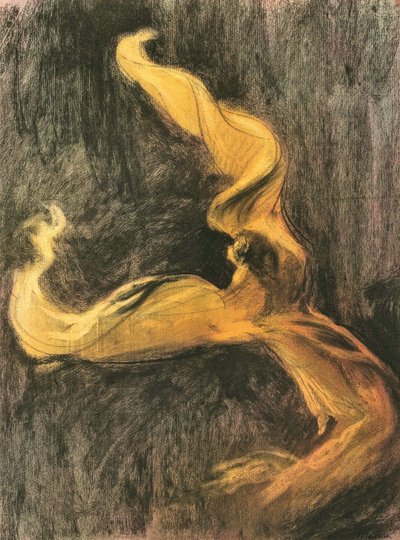 Loïe Fuller Robe Jaune, c. 1895 de Charles Maurin