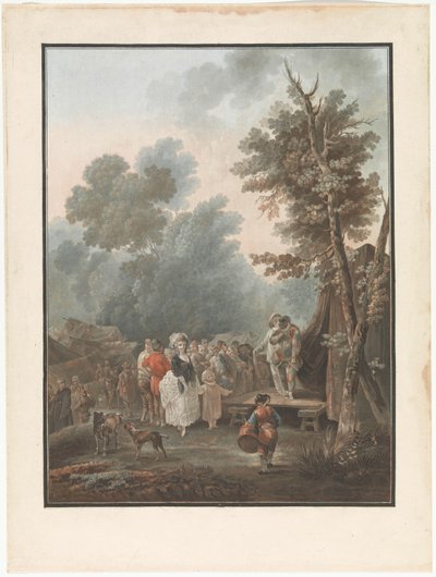 Cuatro escenas de la vida del pueblo
Fiesta del pueblo
Feria del Pueblo
Cuatro escenas de la vida del pueblo (título de la serie) de Charles Melchior Descourtis