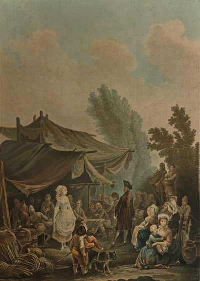 La Noce De Village, Boda en el pueblo de Charles Melchior Descourtis