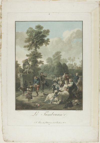 La pandereta de Charles Melchior Descourtis