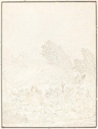 Boda de aldea, 1785 de Charles Melchior Descourtis