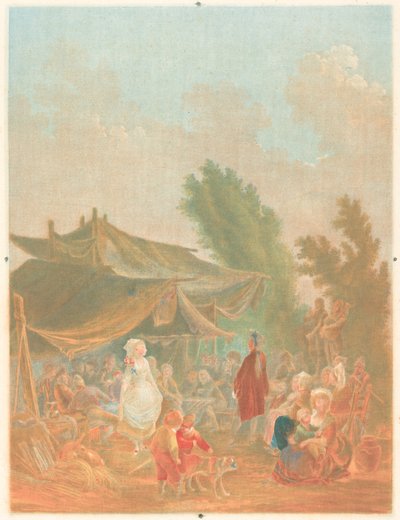 Boda de aldea de Charles Melchior Descourtis