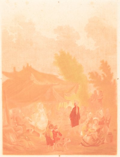 Boda de aldea, 1785 de Charles Melchior Descourtis