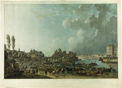 Puerto de St. Paul, París de Charles Melchior Descourtis