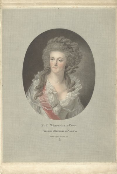Retrato de Guillermina de Prusia, princesa de Orange-Nassau
F: S: Wilhelmine de Prusse Princesse d