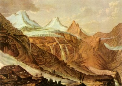 Vista de Breit-Lauwinen de Charles Melchior Descourtis