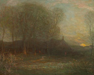 La luna de la cosecha, ca. 1908 de Charles Melville Dewey