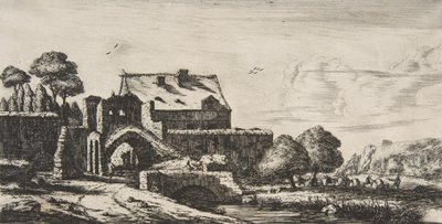 Un molino de agua cerca de Saint-Denis de Charles Meryon