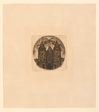 Antigua puerta del Palacio de Justicia de Charles Meryon
