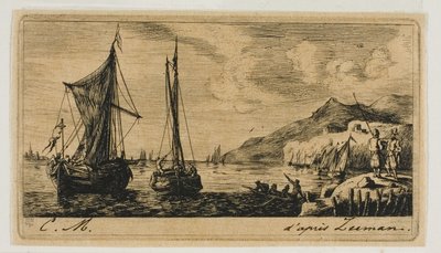 Barcos de Calais en Vlissingen de Charles Meryon