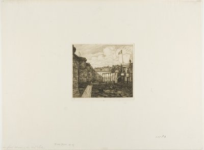 Establecimiento de baños fríos de Chevrier, París de Charles Meryon