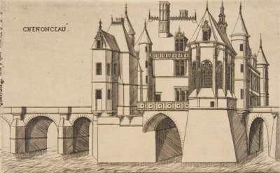 Château de Chenonceau, No 2, 1856 de Charles Meryon
