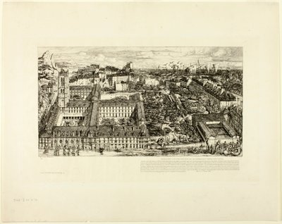 Colegio Henry IV (o Liceo Napoleón), París de Charles Meryon
