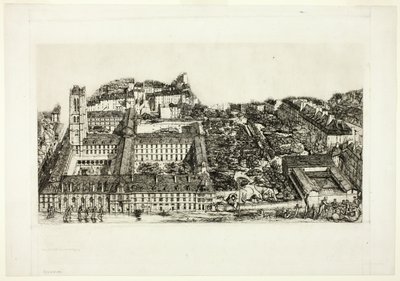 Collège Henry IV (o Lycée Napoléon), París de Charles Meryon