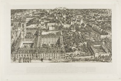 Collège Henry IV (o Lycée Napoléon), París de Charles Meryon