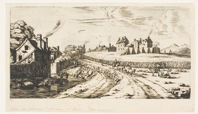 Entrada al suburbio de Saint-Marceau, París de Charles Meryon