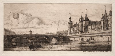 Grabados de París: El puente de intercambio de Charles Meryon