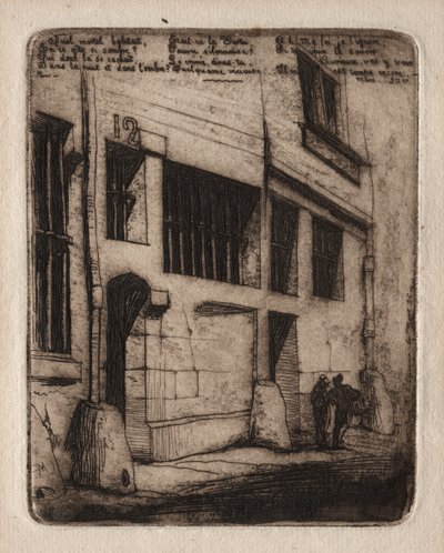 Grabados de París: La Calle de los Chicos Malos de Charles Meryon