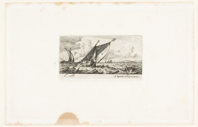 Barcos de Haarlem en Ámsterdam de Charles Meryon
