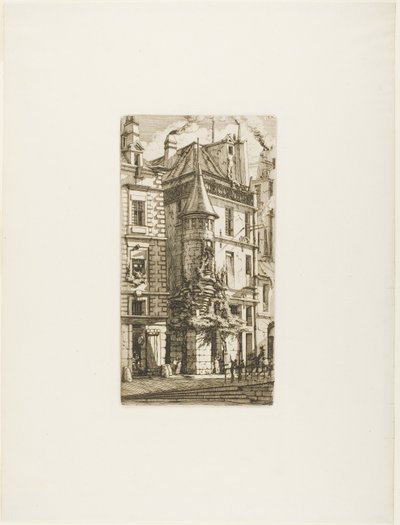 Casa con torrecilla, rue de la Tixéranderie de Charles Meryon