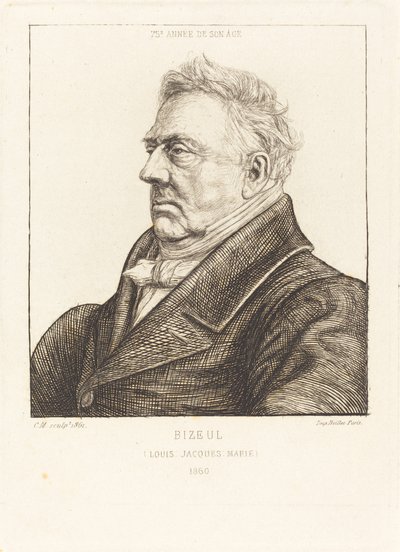 L.J.-Marie Bizeul, un arqueólogo bretón de Charles Meryon