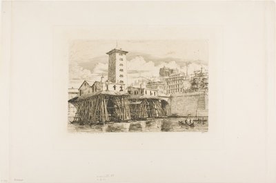 La Pompe Notre Dame, París de Charles Meryon