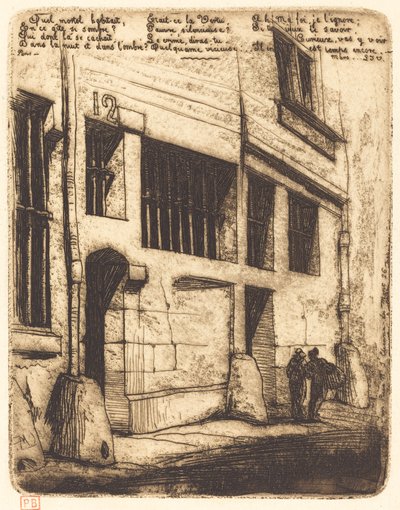 La Rue des Mauvais Garçons, París de Charles Meryon