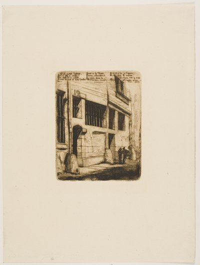 La calle de los chicos malos de Charles Meryon