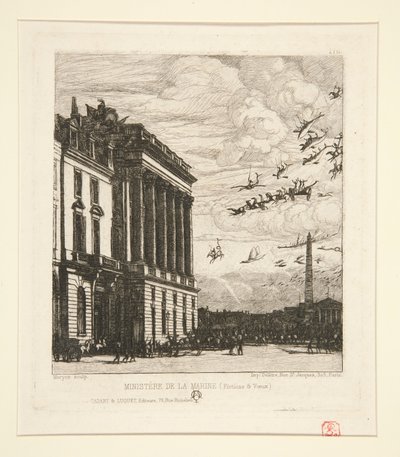 Le Ministre de la Marine (Departamento de Marina) de Charles Meryon