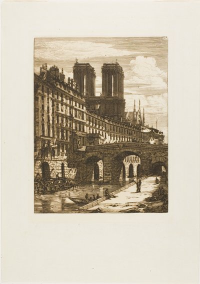 Le Petit Pont, París de Charles Meryon