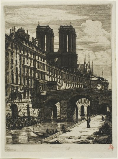 Le Petit Pont, París de Charles Meryon