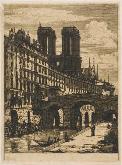 Le Petit Pont, París de Charles Meryon