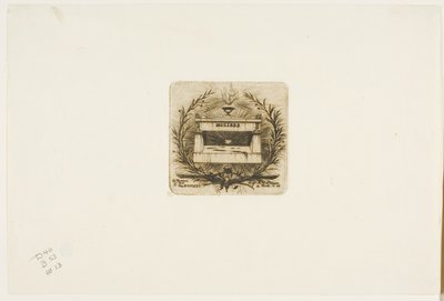Tumba de Molière, cementerio del Père-Lachaise, París de Charles Meryon