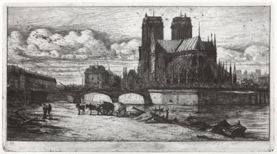Notre Dame de París de Charles Meryon