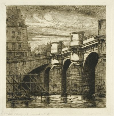 Pont-Neuf, París de Charles Meryon